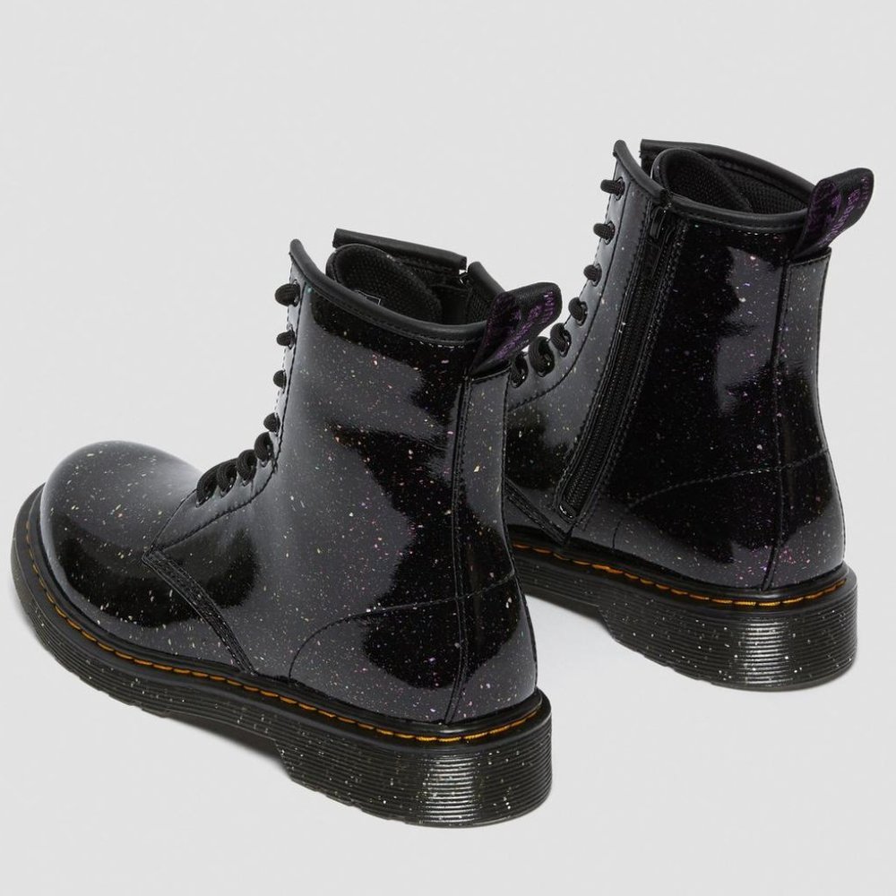 Dr. Martens 1460 COSMIC GLITTER Purple BOOTS - Picture 5 of 16